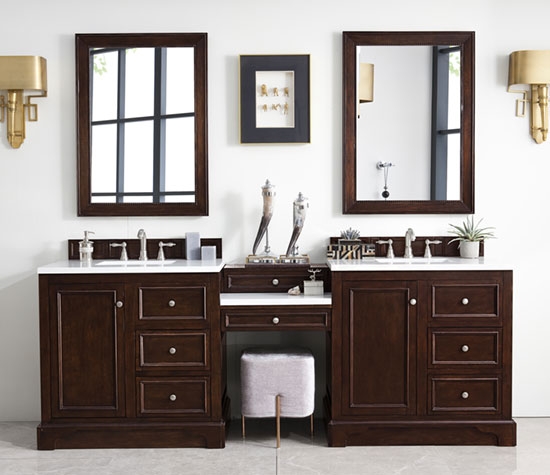 Double Sink Bathroom Vanities 90, 90 Inch Bathroom Vanity Set