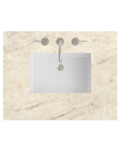 James Martin (single) 30-inch Eclos Tajnar Engineered Stone/Glass Countertop & Rectangular Sink - 3cm Thick