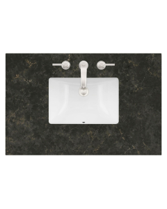 James Martin (single) 36-inch Eclos Phantome Engineered Stone/Glass Countertop & Rectangular Sink - 3cm Thick