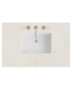 James Martin (single) 36-inch Silestone Siberian Quartz Countertop & Rectangular Sink - 3cm Thick
