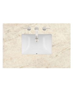 James Martin (single) 36-inch Eclos Tajnar Engineered Stone/Glass Countertop & Rectangular Sink - 3cm Thick