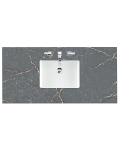 James Martin (single) 48-inch Silestone Parisien Bleu Quartz Countertop & Rectangular Sink - 3cm Thick