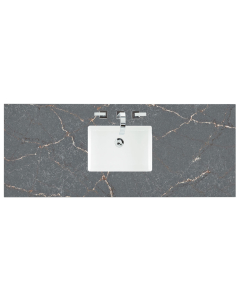 James Martin (single) 60-inch Silestone Parisien Bleu Quartz Countertop & Rectangular Sink - 3cm Thick