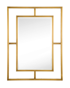 James Martin Boston 30-Inch Radiant Gold Mirror
