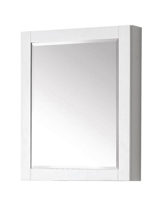 Avanity Brooks/Modero 24-Inch White Modern Bathroom Mirror/Medicine Cabinet