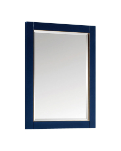 Avanity Mason 24-Inch Navy Blue Modern Bathroom Mirror with Gold Trim