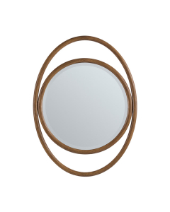 James Martin Esca 28-Inch Mid-Century Walnut Bathroom Mirror