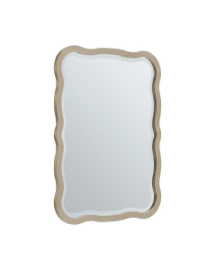 James Martin Rowyn Wavy 28-Inch Natural Bathroom Mirror