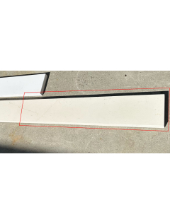 Silestone 30-inch Eternal Marfil Quartz Backsplash & Optional Sidesplashes - 2cm Thick
