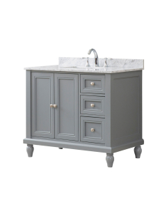 Artesia (single) 36-Inch Gray Bathroom Vanity With Top/Sink