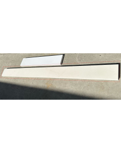 Silestone 48-inch Eternal Marfil Quartz Backsplash & Optional Sidesplashes - 2cm Thick
