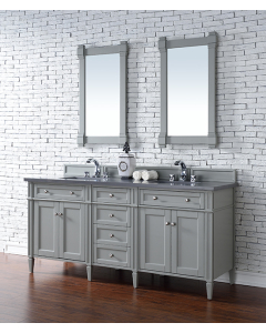 James Martin Brittany (double) 72-Inch Urban Gray Vanity - 650-V72-M-UGR