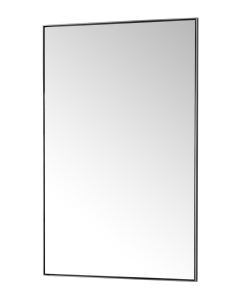 James Martin Rohe 26-Inch Satin Nickel Modern Bathroom Mirror