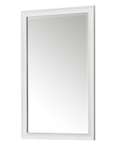 James Martin Glenbrooke 26-Inch Bright White Transitional Bathroom Mirror