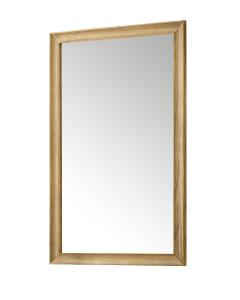 James Martin Glenbrooke 26-Inch Light Natural Oak Transitional Bathroom Mirror