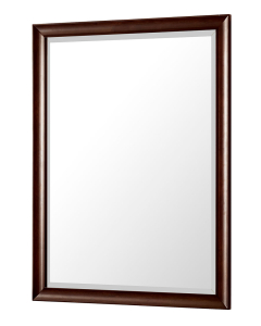 James Martin Glenbrooke 30-Inch Burnished Mahogany Transitional Bathroom Mirror
