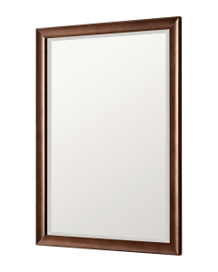 James Martin Glenbrooke 30-Inch Mid-Century Walnut Transitional Bathroom Mirror