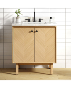 Avanity Adele (single) 30-Inch Natural Oak Vanity - ADELE-V30-NO