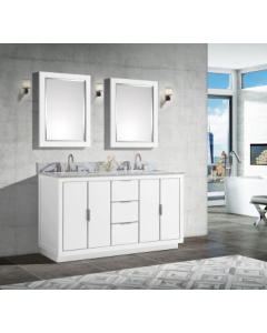 Avanity Austen (double) 61-Inch White Vanity - AUSTEN-V60-WTS