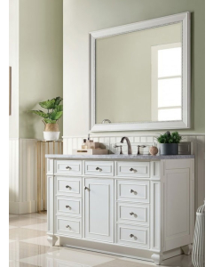 James Martin Bristol (single) 48-Inch Bright White Vanity - 157-V48-M-BW