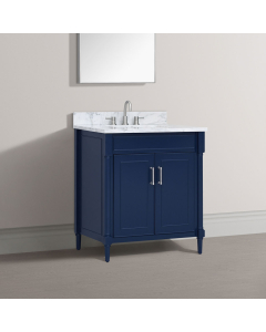Avanity Bristol (single) 31-Inch Navy Blue Vanity - BRISTOL-V30-NB