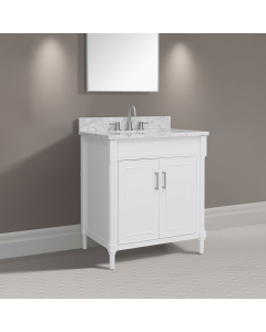 Avanity Bristol (single) 31-Inch White Vanity - BRISTOL-V30-WT