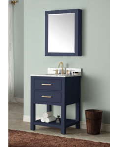 Avanity Brooks (single) 25-Inch Navy Blue Vanity - BROOKS-V24-NB