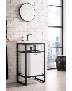James Martin Boston (single) 19.6-Inch Matte Black Vanity Frame - C105-V20-MBK