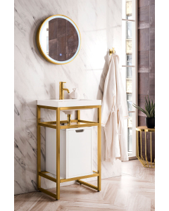 James Martin Boston (single) 19.6-Inch Radiant Gold Vanity Frame - C105-V20-RGD