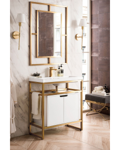 James Martin Boston (single) 31.5-Inch Radiant Gold Vanity Frame - C105-V31.5-RGD