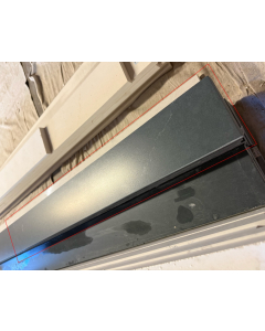 Silestone 48-inch Charcoal Soapstone Suede Quartz Backsplash & Optional Sidesplashes - 2cm Thick