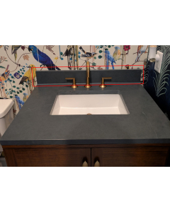 Charcoal Soapstone Backsplash