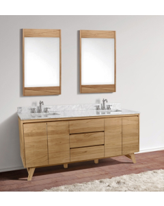 Avanity Coventry (double) 73-Inch Natural Teak Vanity - COVENTRY-V72-NT
