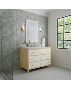 James Martin Celeste (single) 48-Inch Sunwashed Oak Vanity Cabinet - D604-V48-SHG