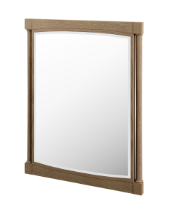 James Martin Kinnsden 30-Inch Weathered Oak Transitional Bathroom Mirror