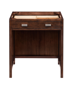 James Martin Addison 30-Inch Mid Century Acacia Makeup Cabinet - E444-CU30-MCA