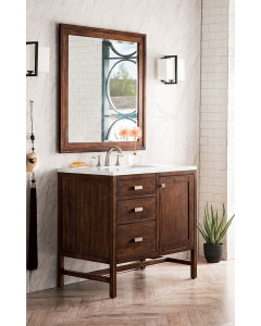 James Martin Addison (single) 35.88-Inch Mid Century Acacia Vanity - E444-V36-MCA
