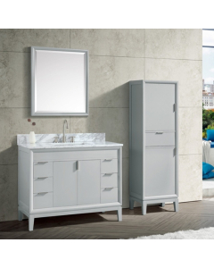 Avanity Emma (single) 43-Inch Dove Gray Vanity - EMMA-V42-DG