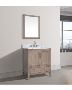 Avanity Everette (single) 30-Inch Gray Oak Vanity - EVERETTE-V30-WD