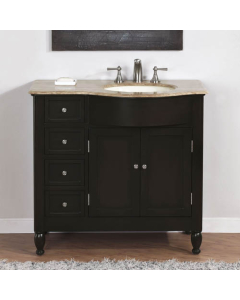 Right Side Sink Travertine