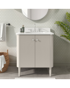 White Engineered Stone