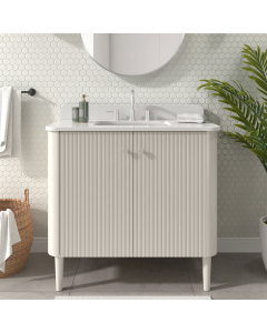White Engineered Stone