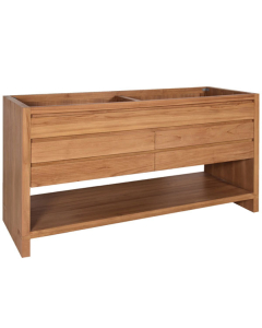 Avanity Kai (double) 60-Inch Natural Teak Cabinet - KAI-V60-NT