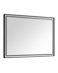 Avanity LED 39.4-Inch Matte Black Bathroom Mirror