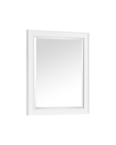 Avanity Madison 28-Inch White Traditional Bathroom Mirror