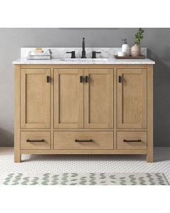 Avanity Modero (single) 48-Inch Brushed Oak Vanity - MODERO-V48-OA