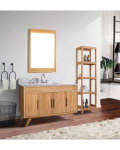 Avanity Taylor (single) 49-Inch Natural Teak Vanity Cabinet - TAYLOR-V48-NT