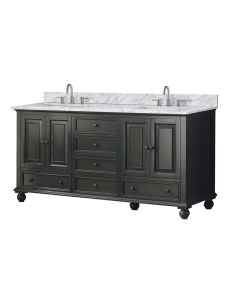 Avanity Thompson (double) 72-Inch Charcoal Glaze Vanity - THOMPSON-V72-CL