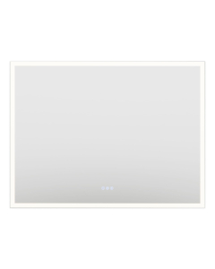Wyndham Element 48-Inch Frameless LED Lighted Bathroom Mirror with Color Changer/Dimmer/Defogger