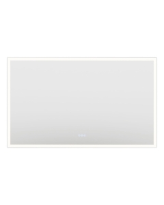 Wyndham Element 60-Inch Frameless LED Lighted Bathroom Mirror with Color Changer/Dimmer/Defogger